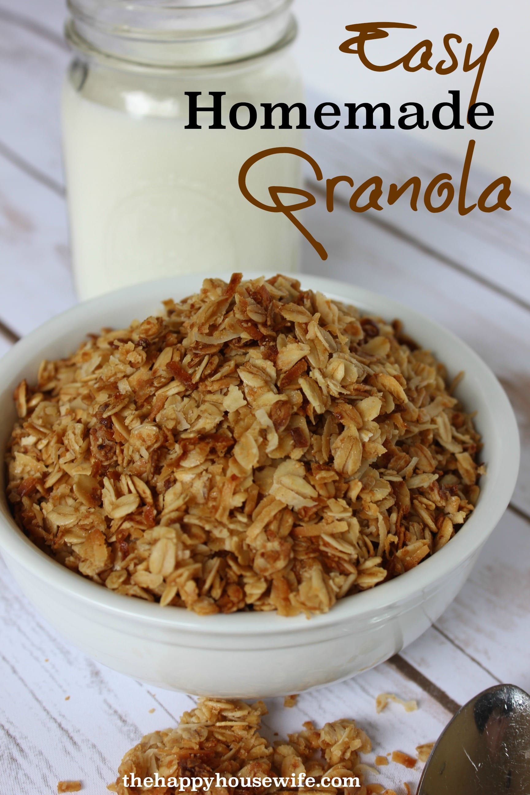Homemade Granola The Happy Housewife Cooking