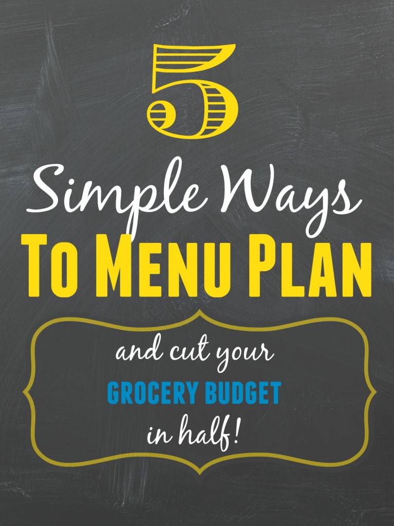menu planning tips