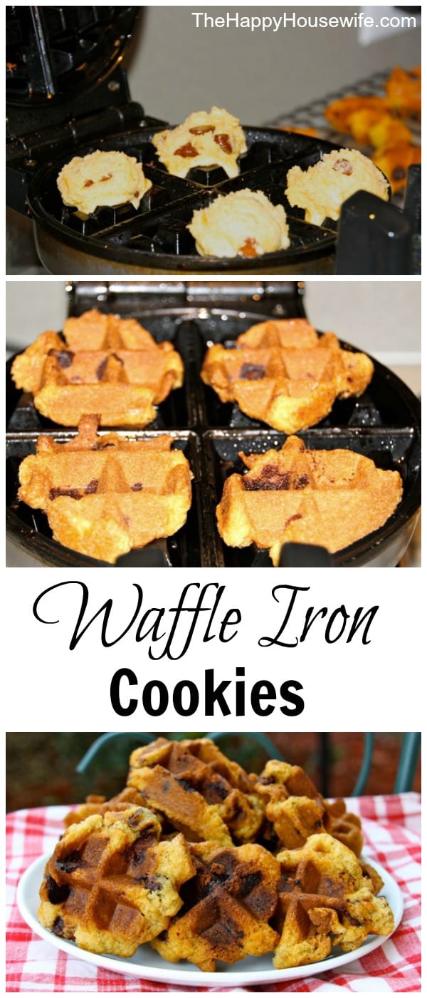 Waffle Iron Cookies The Happy Housewife™ Cooking