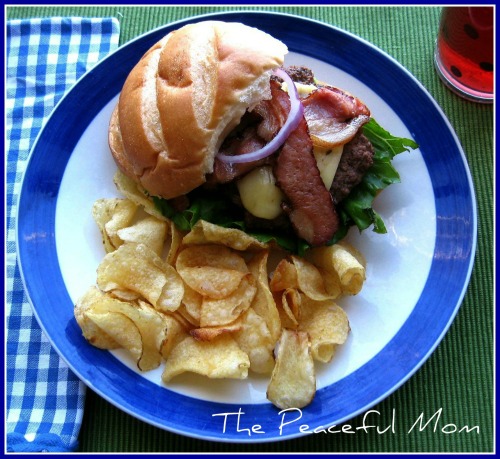 BBQ Pepper Jack Bacon Burgers