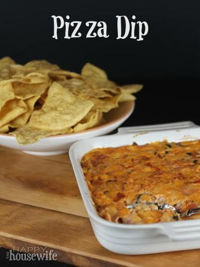 Pizza Dip | The Happy Housewife
