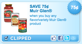 Muir Glen Coupon: Almost Free at the Commissary Muir Glen coupon Muir Glen Coupon: Almost Free at the Commissary