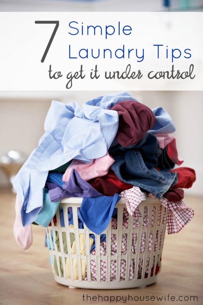 7 Simple Ways To Manage Laundry This Summer - The Happy Housewife 