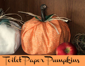 Toilet Paper Pumpkins at The Happy Housewife Toilet Paper Pumpkins at The Happy Housewife