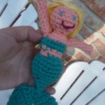 crocheted mermaid
