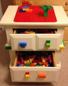 home made lego table