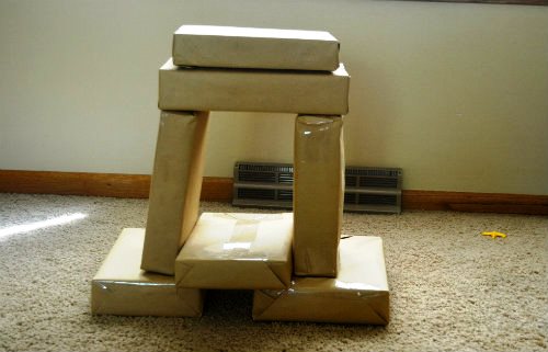 box of building blocks