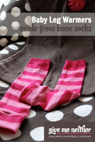 Baby Leg Warmers: Homemade Christmas Gifts Baby Leg Warmers: Homemade Christmas Gifts