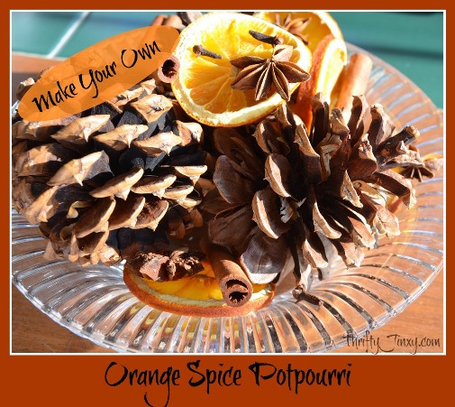 Orange Spice Potpourri: Homemade Christmas Gifts | The Happy Housewife