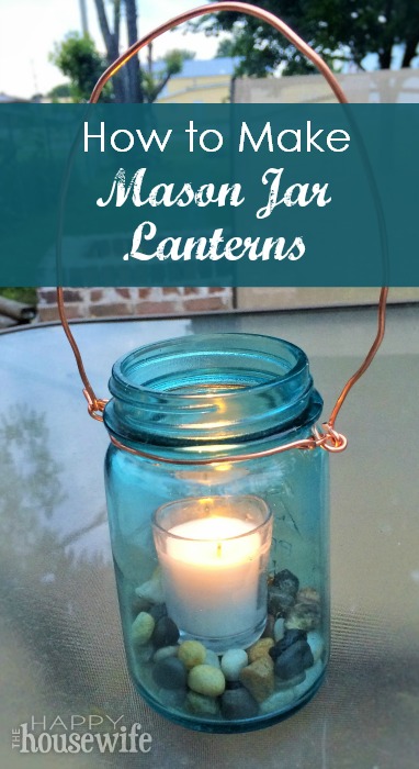 How to Make Mason Jar Lanterns