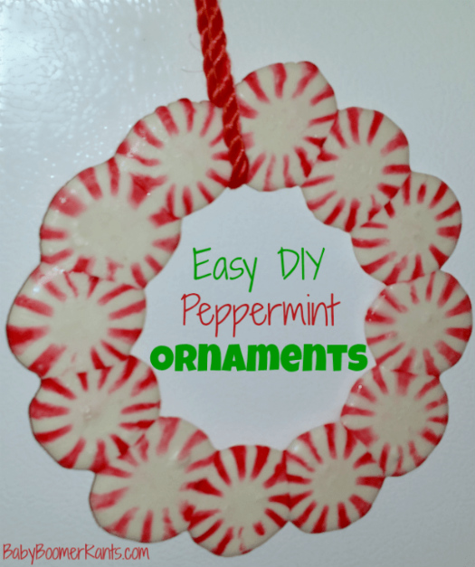 Peppermint Ornaments Homemade Christmas Gifts The Happy Housewife