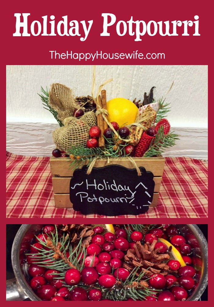 Holiday Potpourri Homemade Christmas Gifts The Happy Housewife