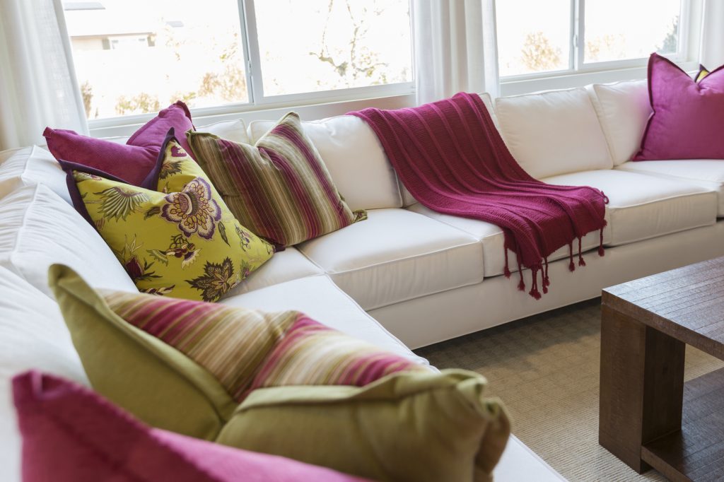 Use throw pillows to quickly update the look of any room. Use throw pillows to quickly update the look of any room.