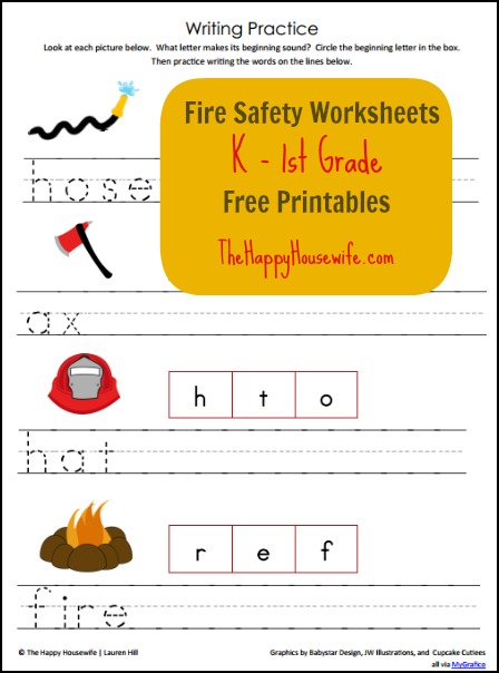 Fire Safety Worksheets Free Printable Friday The Happy Housewife 