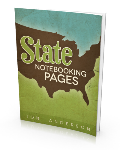 free state notebooking pages {Weekend Links} from HowToHomeschoolMyChild.com
