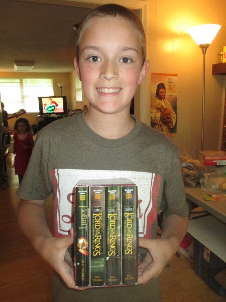 Nathanael loves the Lord of the Rings trilogy - Book Recommendations from a Reading Family at The Happy Housewife Nathanael loves the Lord of the Rings trilogy - Book Recommendations from a Reading Family at The Happy Housewife