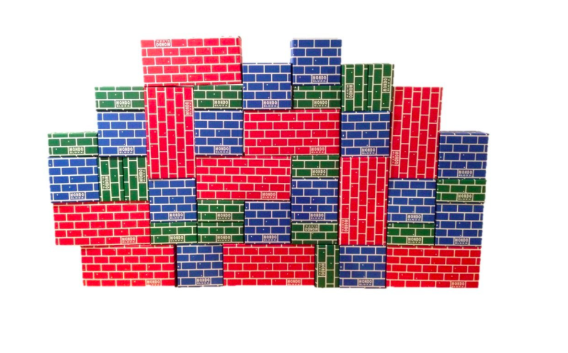 preschool cardboard blocks