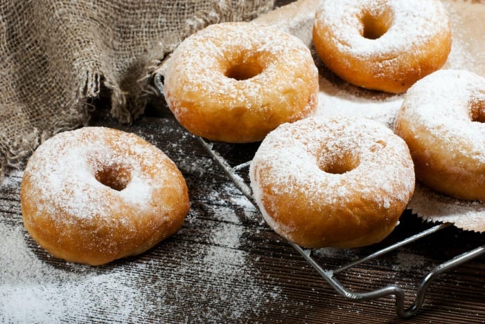 how to make baking powder doughnut