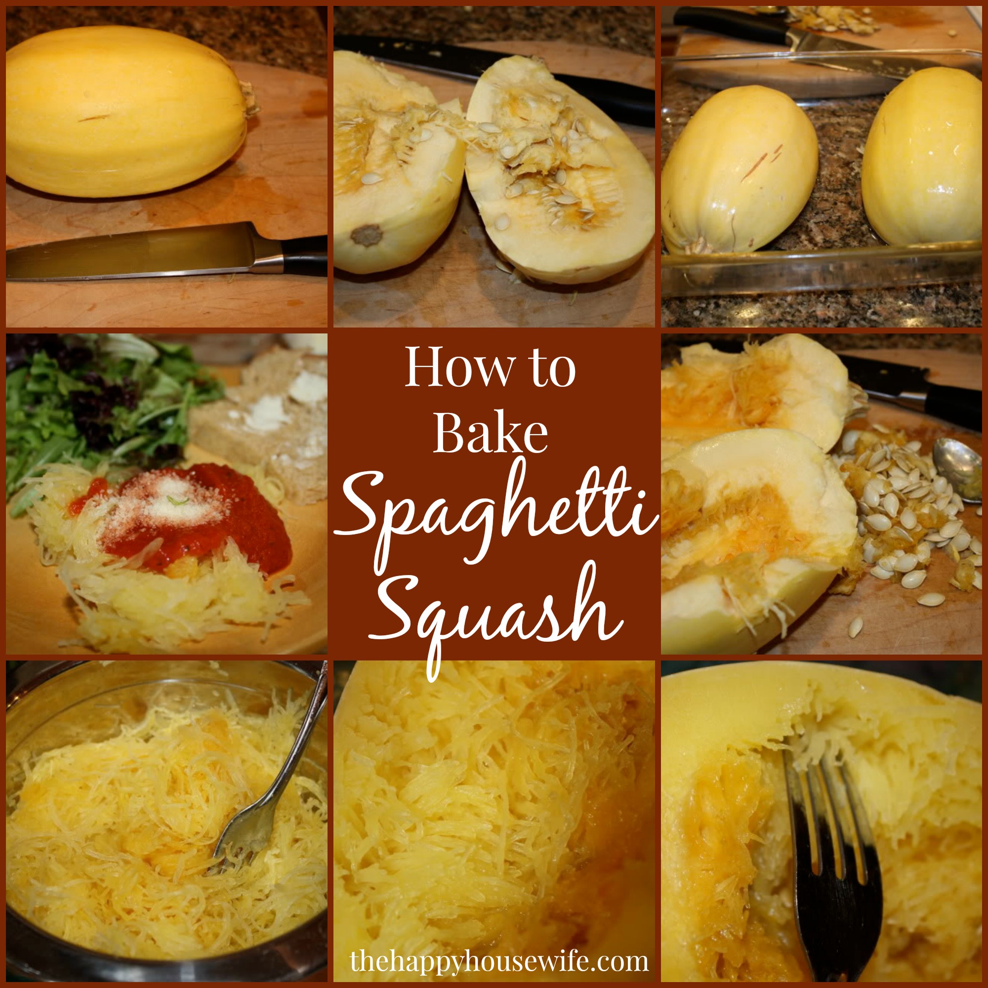 Spaghetti Squash: Cooking Techniques and Photo Tutorial - The Happy ...