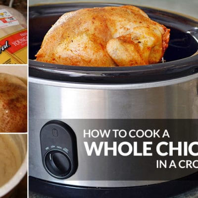 Easy way to cook a whole chicken in a crock pot