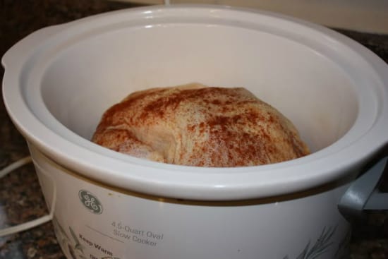 Whole Chicken in a Crock Pot at The Happy Housewife