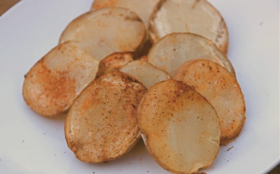 Grilled Potatoes at The Happy Housewife