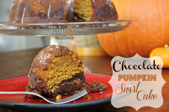 Chocolate Pumpkin Swirl Cake - The Happy Housewife™ :: Cooking