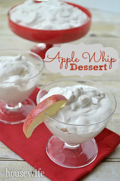 Apple Whip Dessert The Happy Housewife™ Cooking