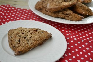 Chocolate Gingerbread Scones at The Happy Housewife