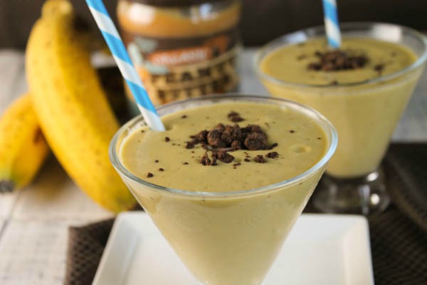 Peanut Butter Banana Back to School Power Smoothie - Dairy Free