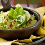 Easy 5 minute guacamole recipe with only 4 ingredients!