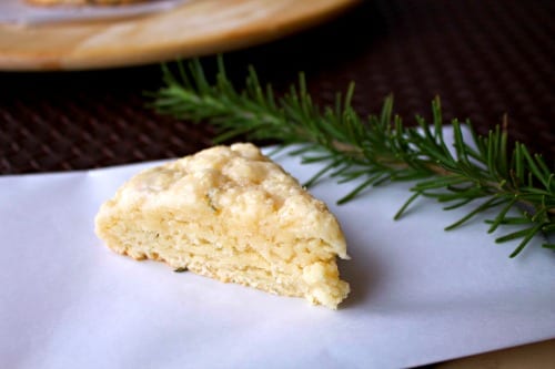 Easy Lemon Rosemary Scones at The Happy Housewife