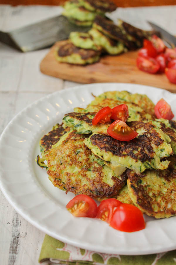 Gluten Free Zucchini Latkes with Paleo Option The Happy