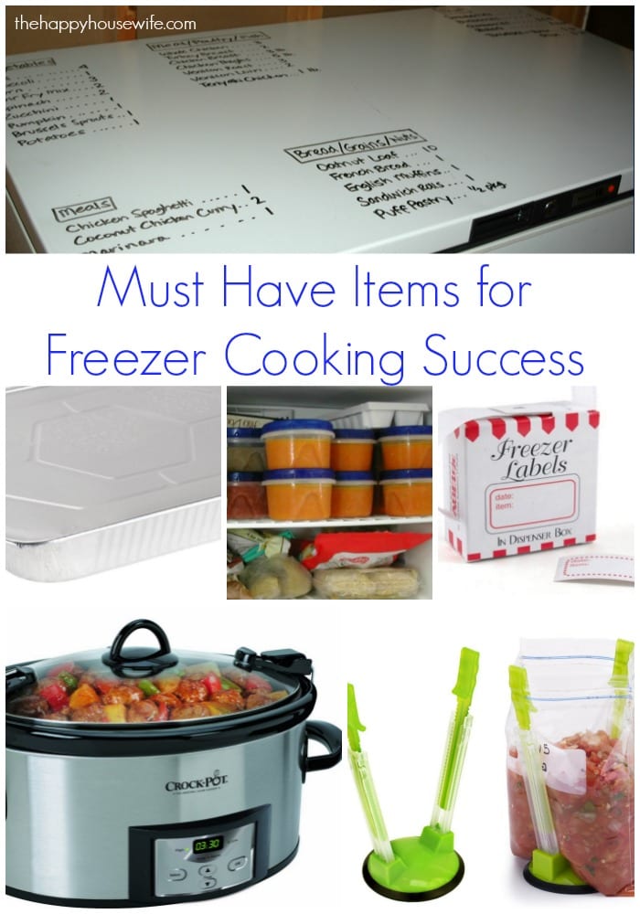 Freezer cooking is one of the best ways to save time and money on your grocery bill. You'll want to stock your kitchen with these 10 must-have items for freezer cooking success.