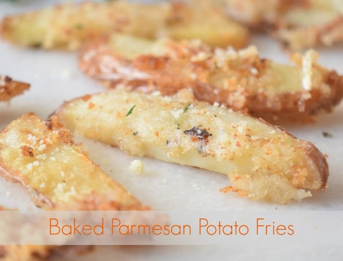 Your family will love these Baked Parmesan Potato Fries. They're easy to make and are healthier than regular fries because they're baked.