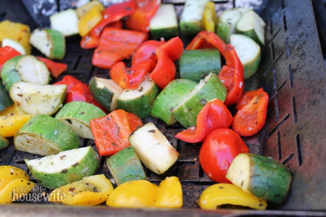 Grilled Veggie Kabobs - The Happy Housewife™ :: Cooking