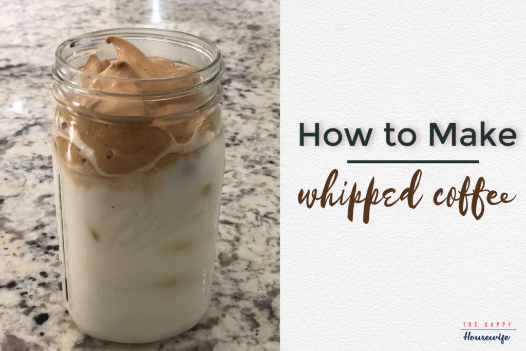 how to make whipped coffee