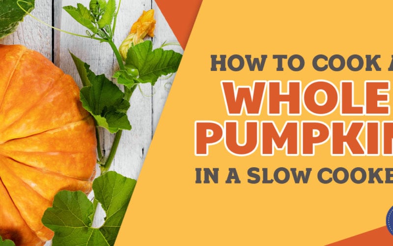 How to cook a pumpkin in the crock pot.