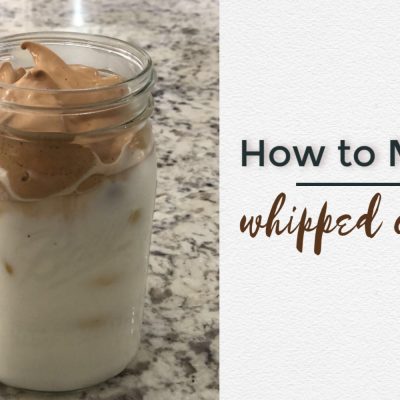 how to make whipped coffee