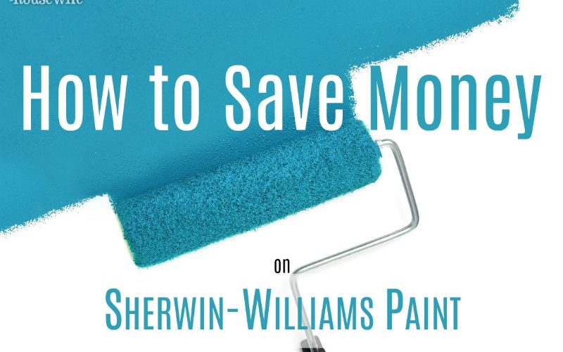 how to save money on sherwin williams paint