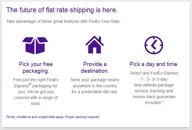 flat rate ground shipping