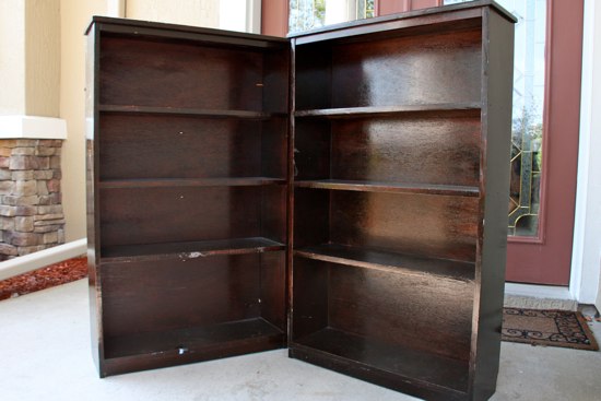 Bookcases: Yard Sale Find - The Happy Housewife™ :: Frugal ...