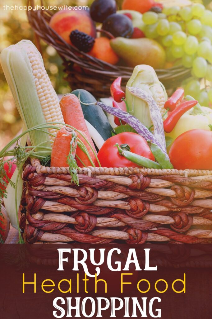 frugal health food shopping