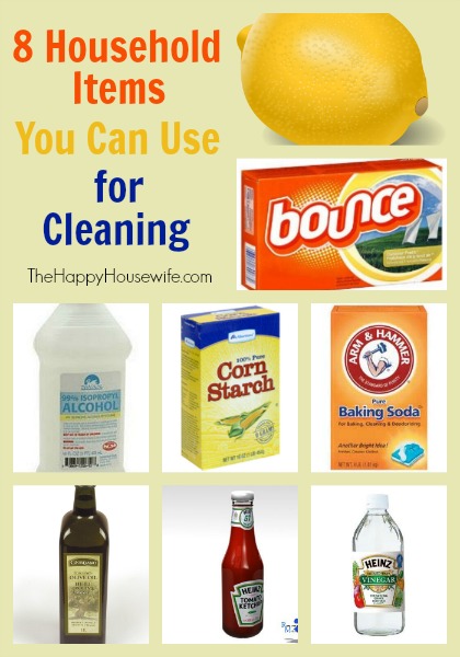 8 Household Items You Can Use for Cleaning | The Happy Housewife