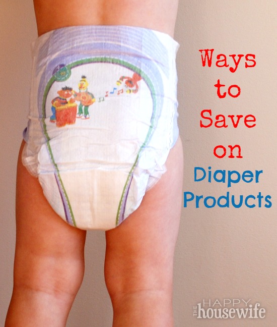 Ways to Save on Diaper Products | The Happy Housewife