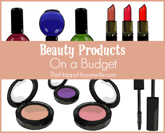 Beauty Products on a Budget | The Happy Housewife