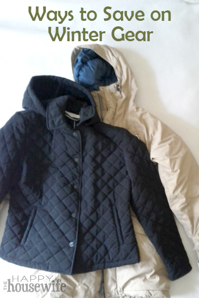 Ways To Save On Winter Gear at The Happy Housewife