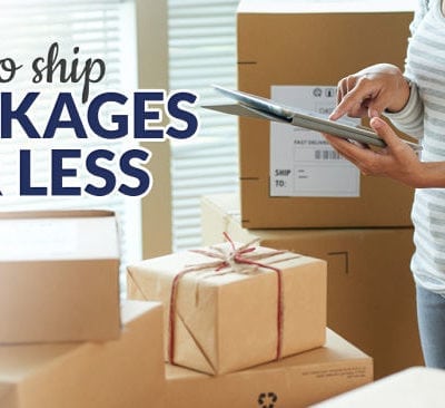 how to ship packages for less