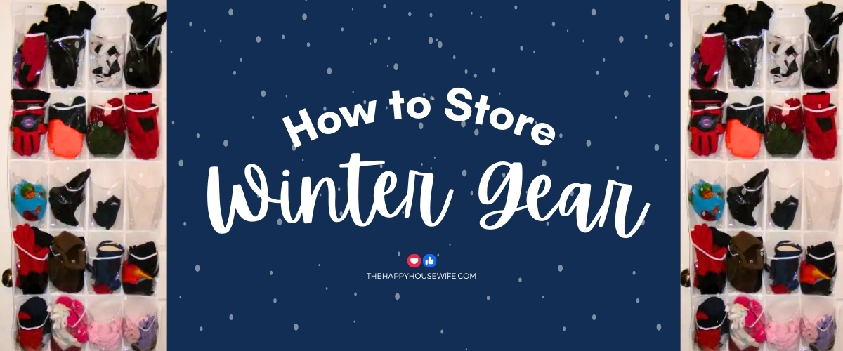 How to store winter gear