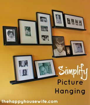 easy way to hang photos